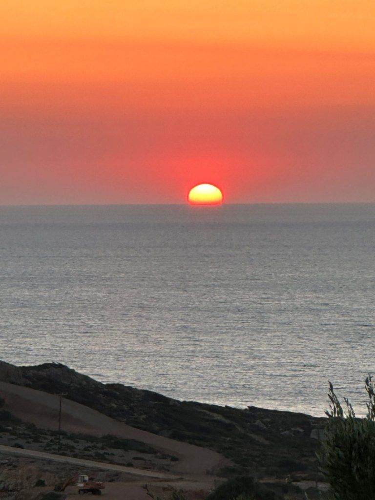 Couché de Soleil sur Ierapetra