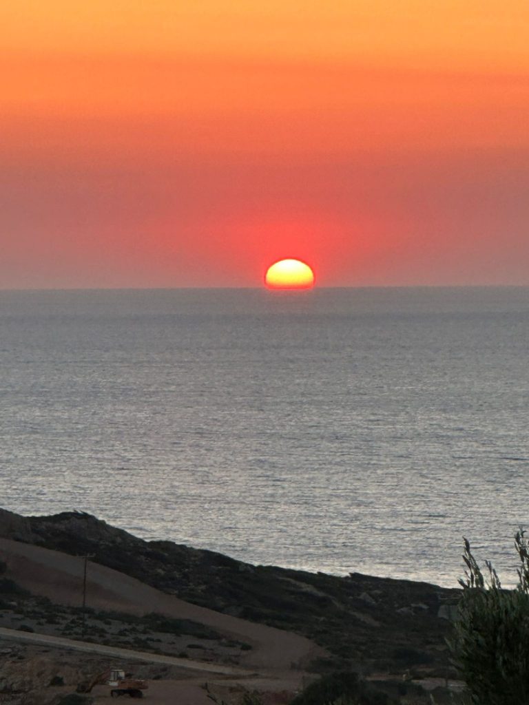 Couché de Soleil sur Ierapetra